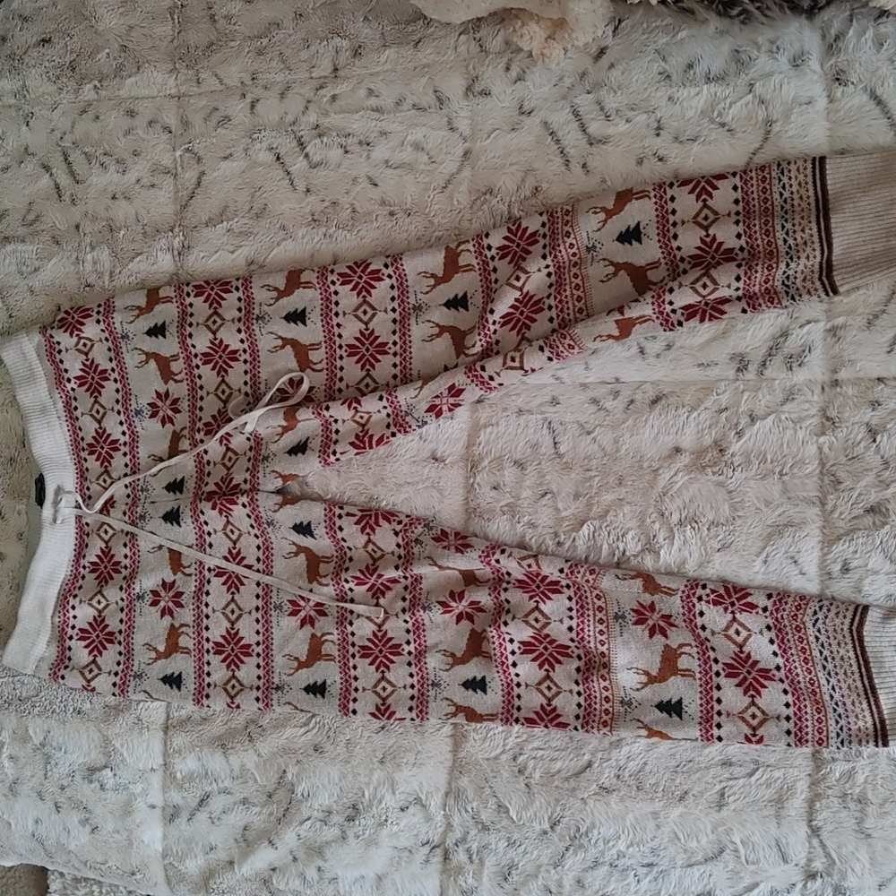 American eagle high-waisted winter pajama pants